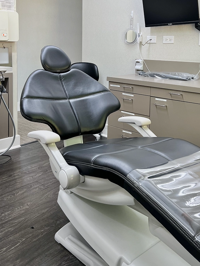 Modern dental treatment room at Broadway Dental of Millbrae