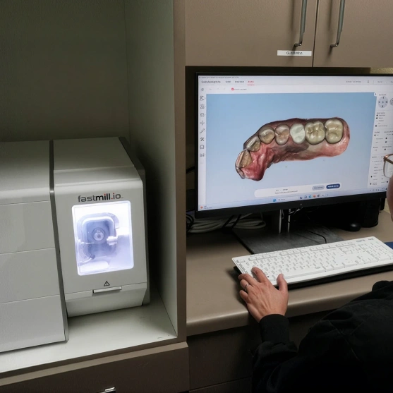 Same day dental restoration technology
